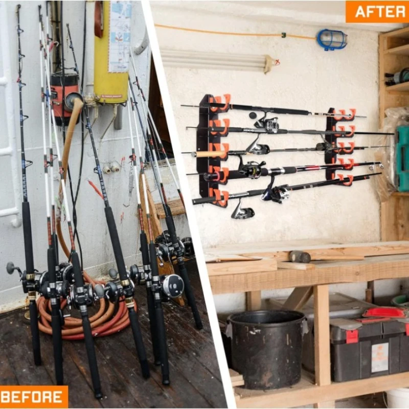 Fishing Rod Holder for Garage  - Fishing Rod Rack 评论和价格