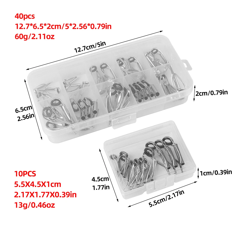 10/40pcs Fishing rod Tip Repai - Fishing Rod Tip Replacement 评论和价格